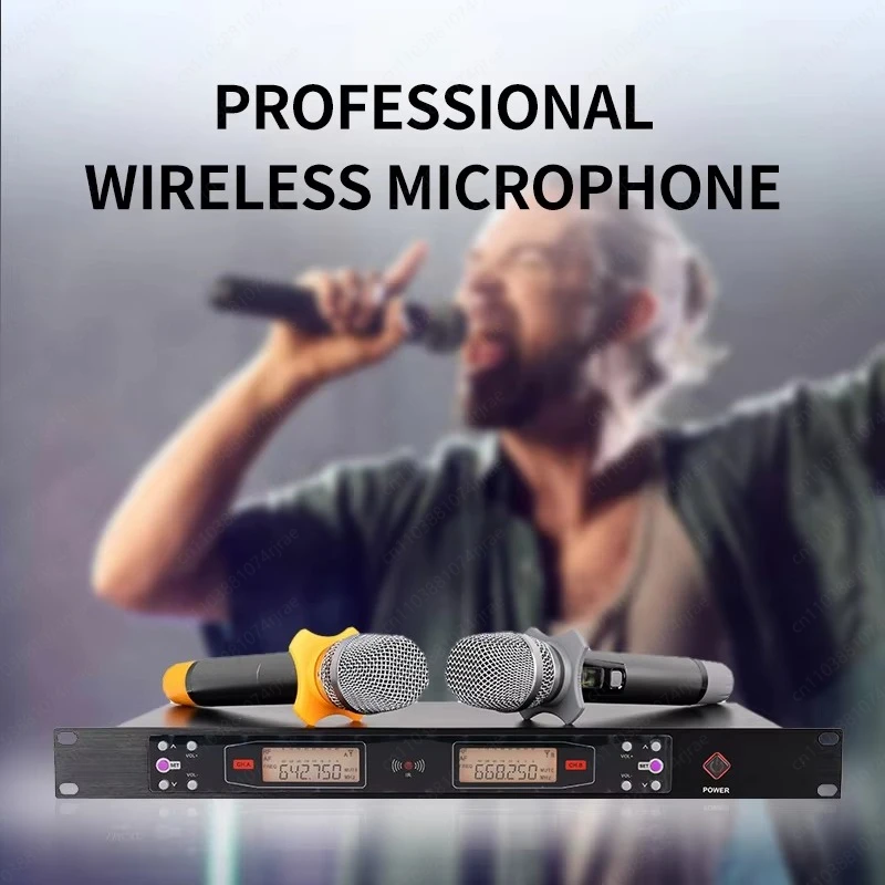 KV208 Portable Wireless Ok Microphones Mic Sans Fil Price Professional Studio Dynamic Cordless Wireless Microphone System