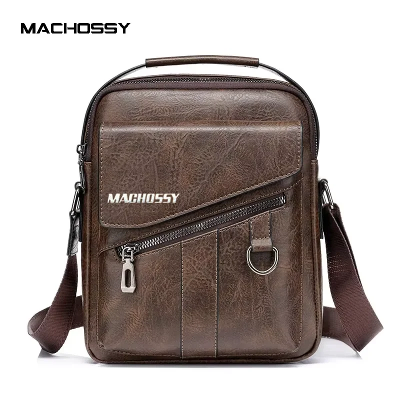 

Casual Men's Shoulder Bags Business Messenger Bag High Quality Men's PU Leather Bag's Mini Large Capacity Pocket Crossbody Bag