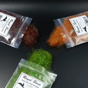 Royal Sissi-Hare's Ohr Dub neben Eiswürfel-Buggy, Fliegenbindungsmaterial 12 Hauptverkaufsstil Dub - №1