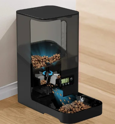 

High Quality Push-button Cat Dog Intelligent Gravity High Quality Portable Slow Smart Automatic Bowls Pet Food Feeder