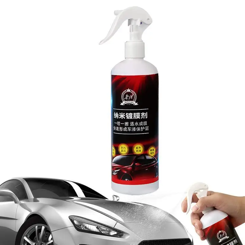 

Car Coating Spray High Protection Nano Liquid Crystal Spray Polish For Electroplated Parts Rearview Mirror Headlight Windshield