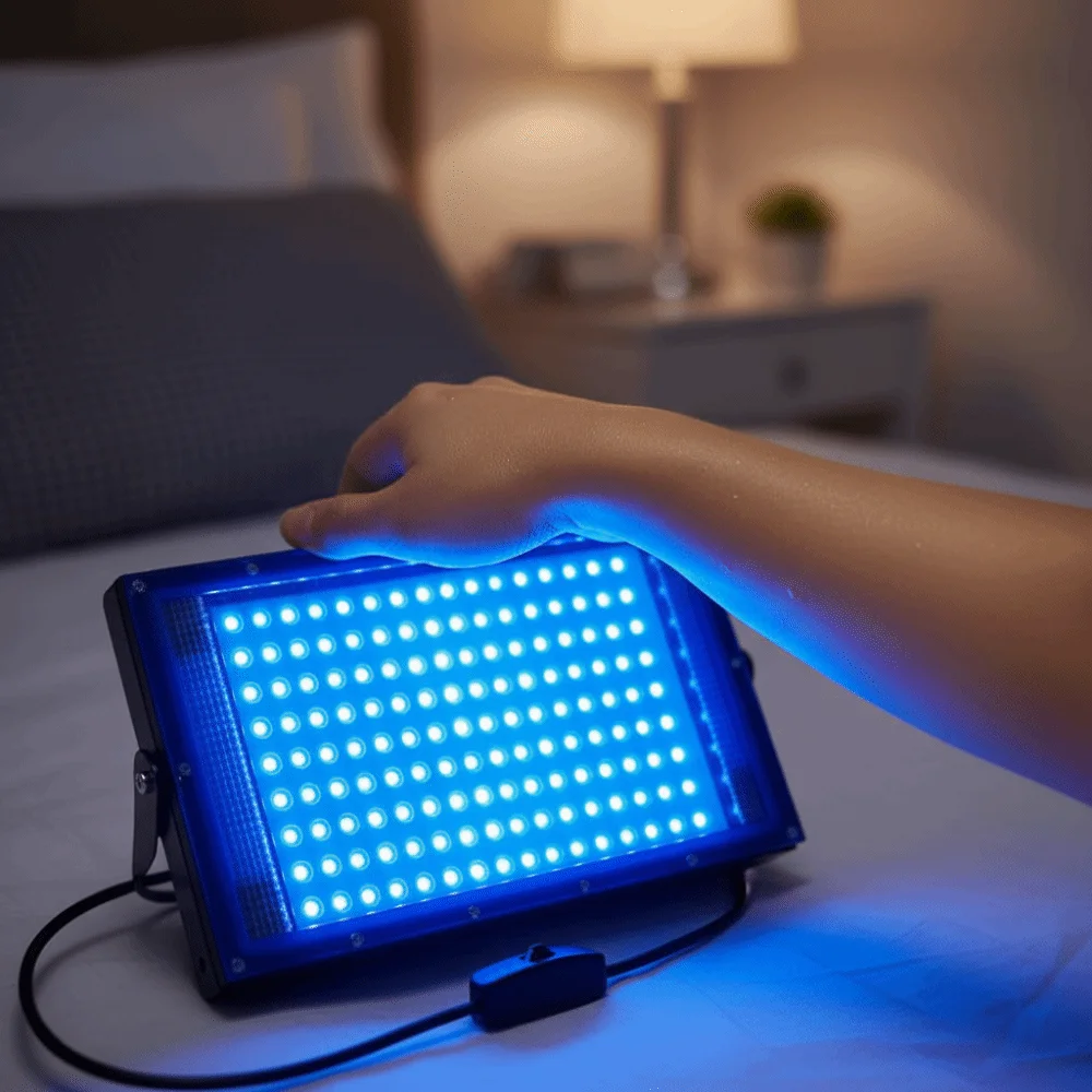 

Quick Installation 144 Radiant LED Tanning Lamp Pliable Transportable Tanning Lamp Simple Assembly Flexible Fit Light Home Use