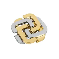 Challenging 4 Parts Metal Brain Teasers Puzzles Game