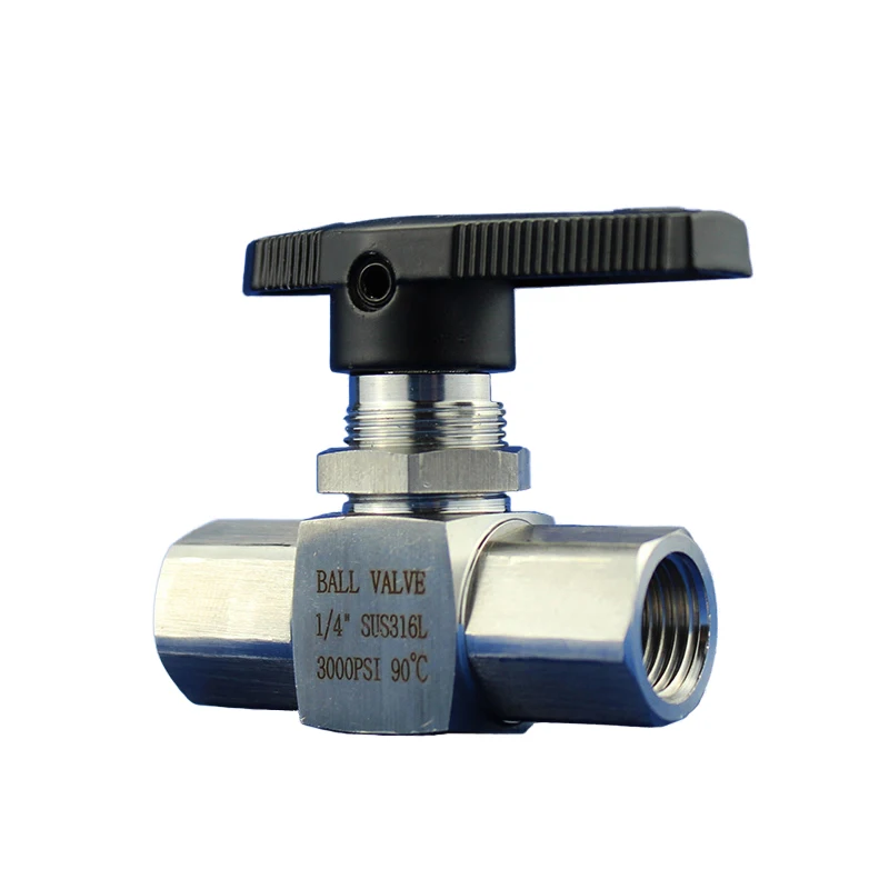 1/4 "3/8" 1/2 "sterben Schmieden Körper Instrument Ball Ventil Edelstahl Innengewinde Hohe Temperatur Hochdruck ball Ventil – Detail 3