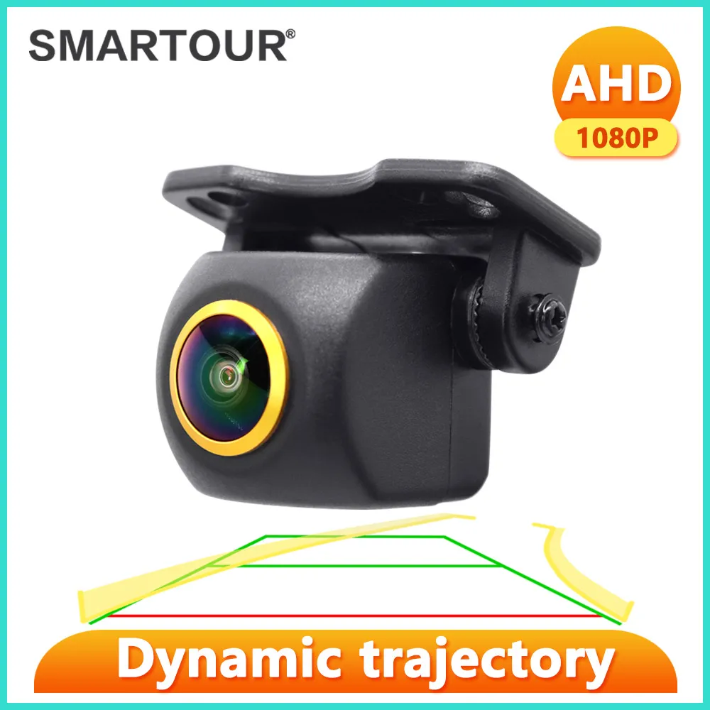 

Golden Car Universal Dynamic Trajectory Camera Parking Line Car Rear Night Version View Reverse Backup Ahd 1080P Track Cam