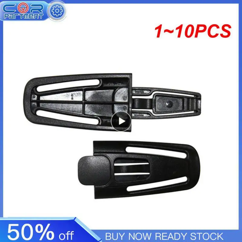 1~10PCS Durable Black Car Baby Safety Seat Strap Belt Harness Chest Child Clip Safe Buckle