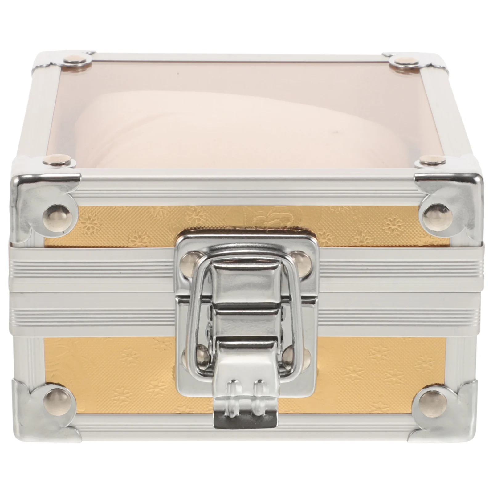 

Single Watch Display Box Aluminum Alloy Stylish Watch Gift Case Portable Travel Storage Organizer Wristwatch Display Case