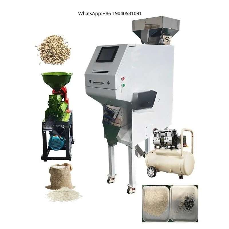 Small Rice Corn Wheat Millet Grain Plastic Salt Quinoa Nuts Seeds Tea Coffee Beans Color Sorting Machine Color Sorter Machine