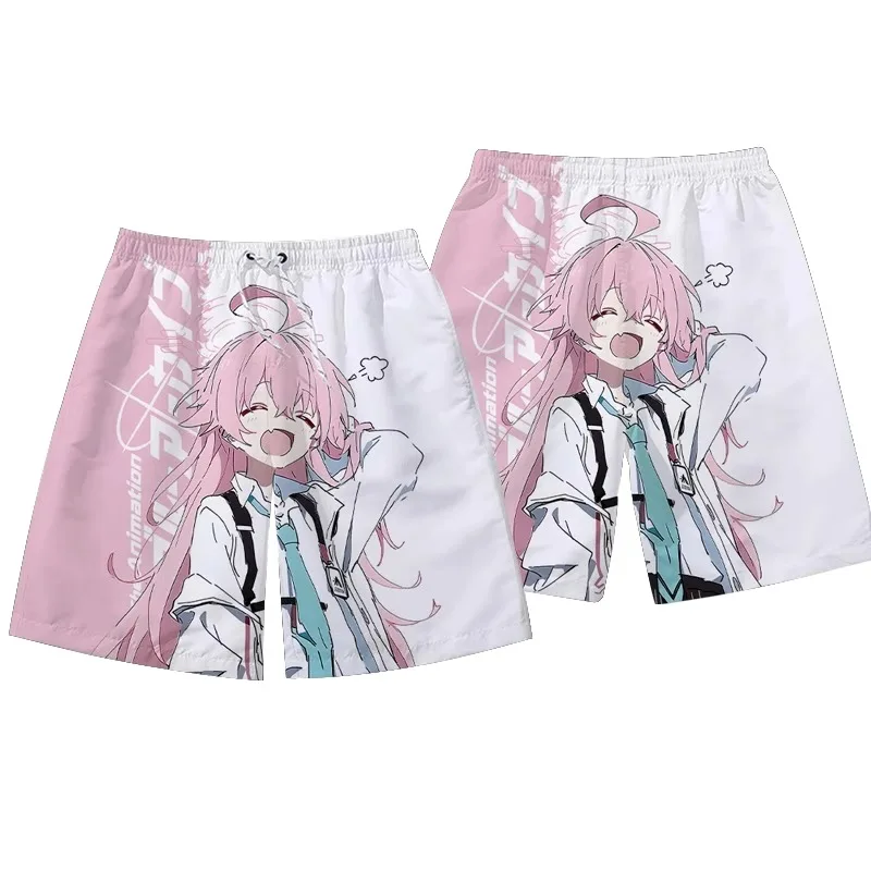 Blue Archive Takanashi Hoshino Shorts 3D Print Cartoon Anime Men Beach Shorts Summer 2025 New Women Short Pants Sport Bottom