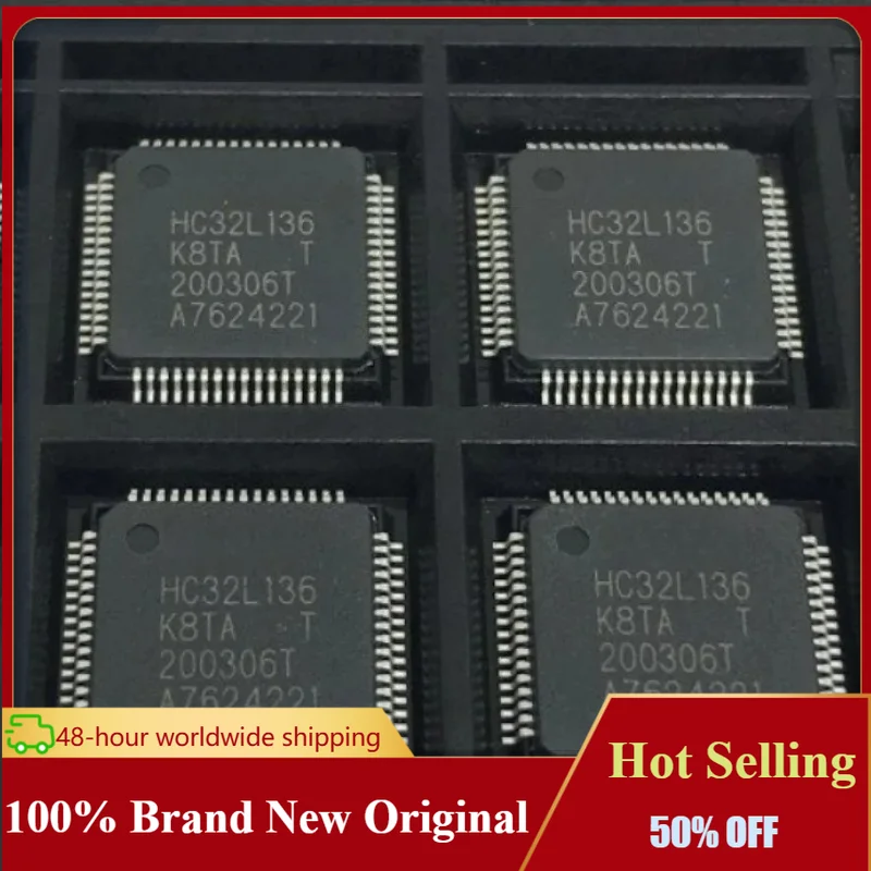 5-100PCS  HC32L136 HC32L136K8TA-LQ64 NEW Original Genuine Chip LQFP-64 Hot Selling