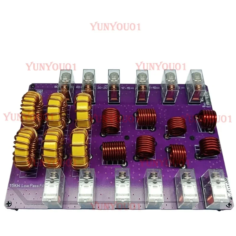 HF Low-pass Filter 10-band High-power Low-pass Low-pass Short-wave Filter Single-sideband Radio Filter
