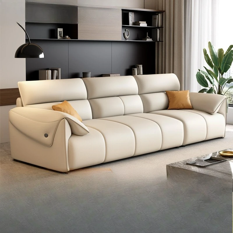 

Minimalist Modern Living Room Sofas White Classic Cheap Leather Lazy Sofa Lounge Luxury Soft Couch Wohnzimmer Home Furniture