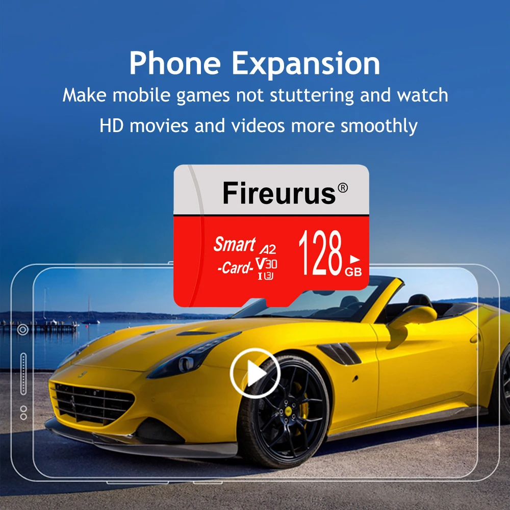 V30 بطاقة ذاكرة مايكرو SD عالية السرعة فئة 10 64 جيجابايت 128 جيجابايت 256 جيجابايت U3 4K V30 ذاكرة فلاش TF بطاقة مايكرو بطاقة SD صغيرة #2