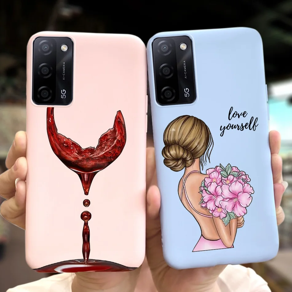 Case For OPPO A55s 5G CPH2321 Phone Case Silicone Candy Color Soft Cover For OPPO A55 5G PEMM00 Coque OppoA55 S A55s 5G Funda