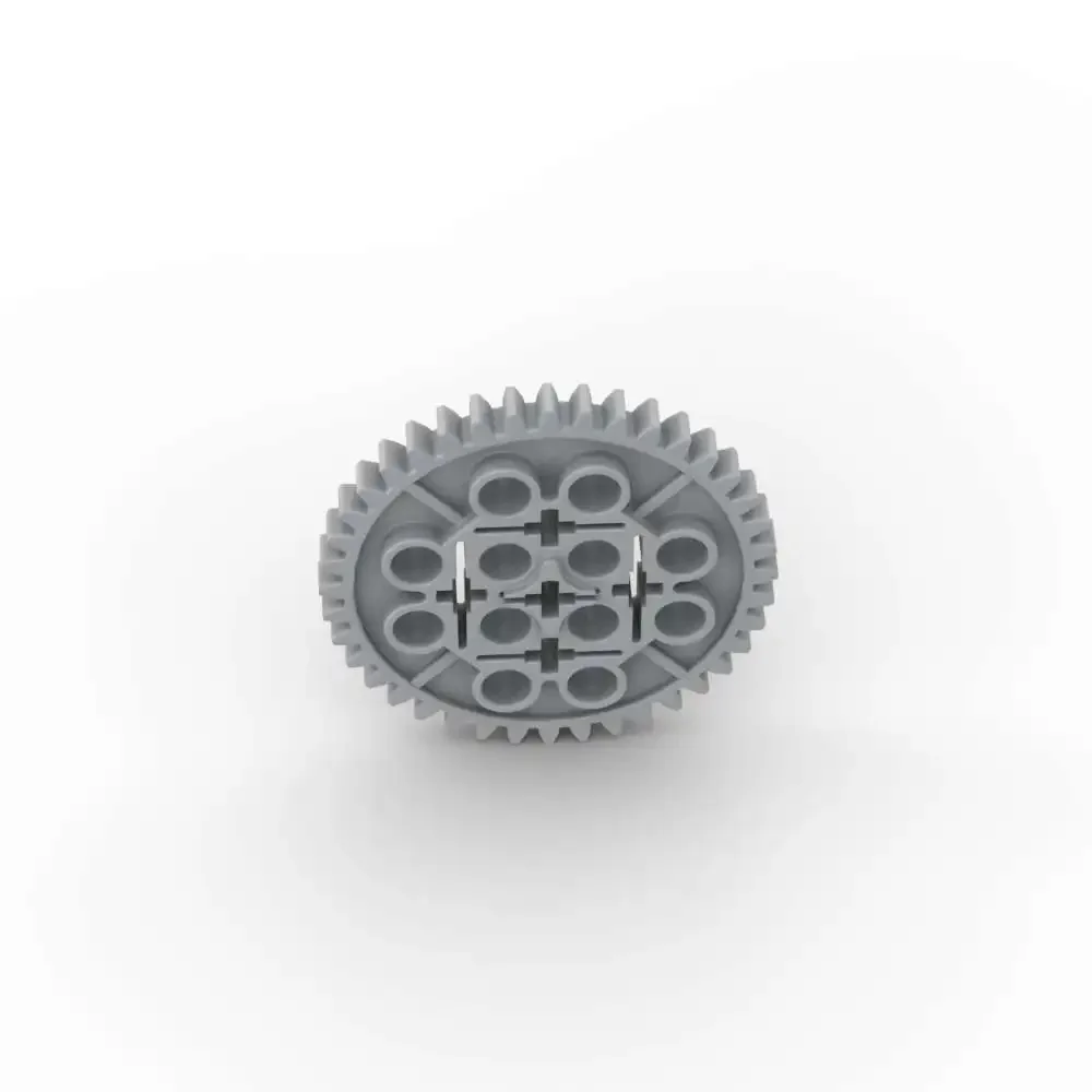 Moc 10 pçs tijolos 3649 engrenagem 40 dentes blocos de construção conjunto de alta tecnologia coroa educacional partícula quebra-cabeça brinquedo crianças presentes de aniversário