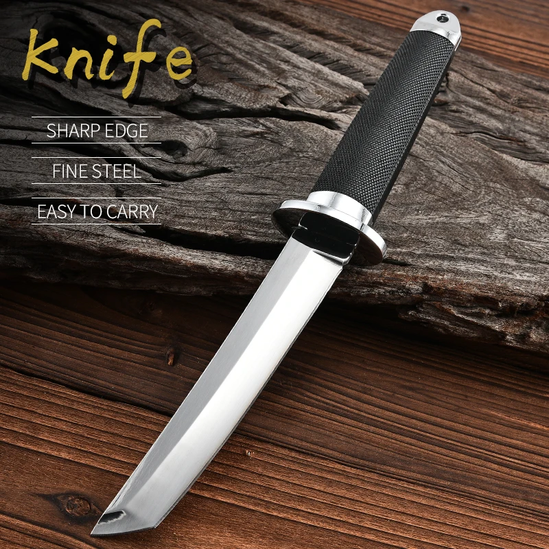 Exquisite katana style kitchen knife, sharp versatile fruit knife, fixed blade cutting meat and vegetable utensils,kitchen lools