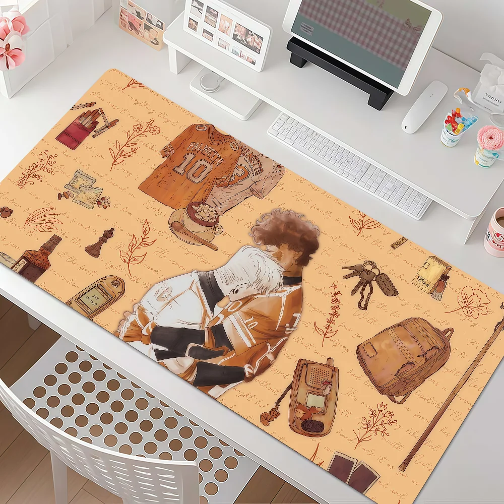 Literary Works F-Foxhole Court Book Mouse Pad Anti Slip Rubber Edge Locked Thickened Laptop Gaming Desk Mat