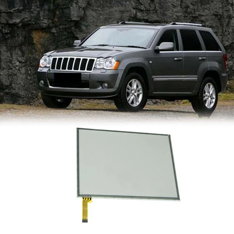 Car Radio Touch Screen Glass Digitizer Fit For Jeep Dodge Uconnect 3C 8.4A VP3 & 8.4AN VP4