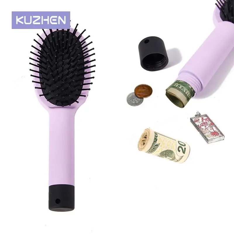 

Brush Safe Hair Brush Secret Stash Box Hidden Secret Storage Box key safe box Hollow hair comb Hide Money Home Secret Stash Box