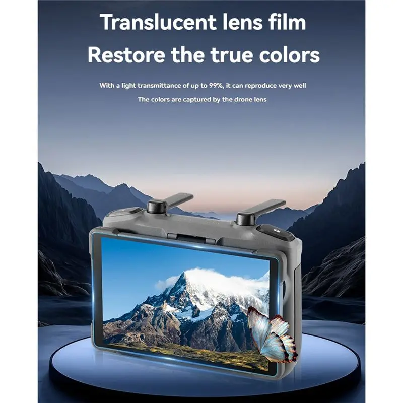 2Pcs 9H Tempered Glass Film For DJI 4 Pro RC Pro 2 Remote Control HD Anti-Scrach Protector Film For RC Pro 2 Accessories