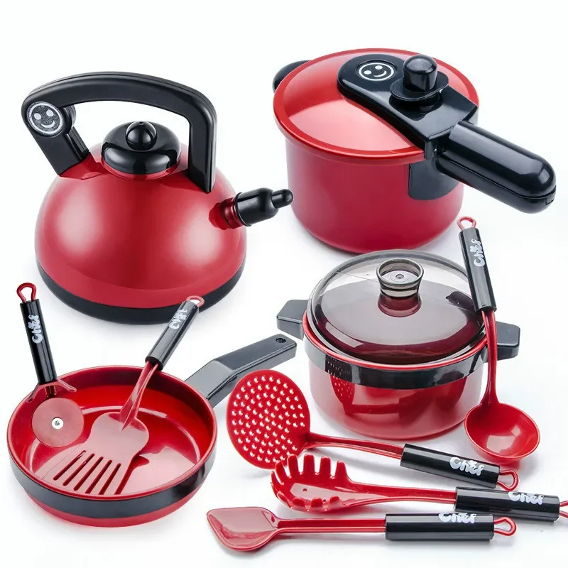 Ensemble de jouets de cuisine pour enfants filles, cuisine pour bébé, coupe de fruits, ustensiles de cuisine, Simulation éducative pour enfants, jeu de Simulation