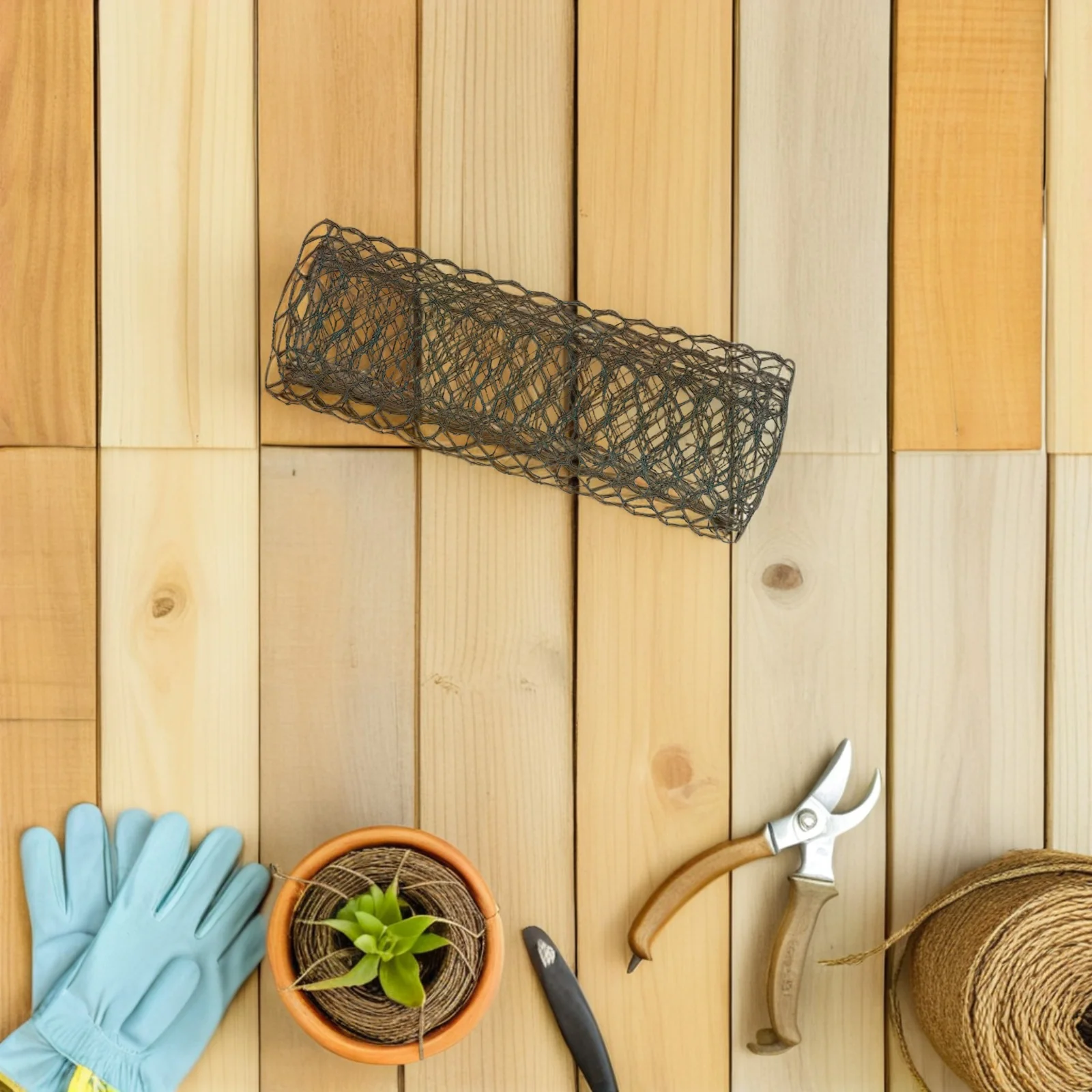 1 Roll Flower Wire Mesh Net Reliable Metal Hexagonal Wire Netting for Garden Fence Yard Netting Garden Fencing