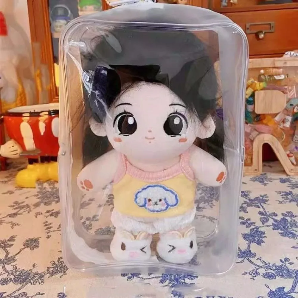 Portable PVC OB11 Doll Outing Bag Clear Small Item Bag Dustproof Bag Cylindrical Doll Cylinde Bag Outdoor