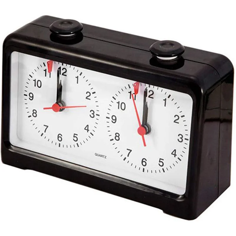 AT13 Chess Clock Timer, Fashion Mechanical Chess Clock, Professional Tournament Analog Chess Clock Timer for Game PQ9905