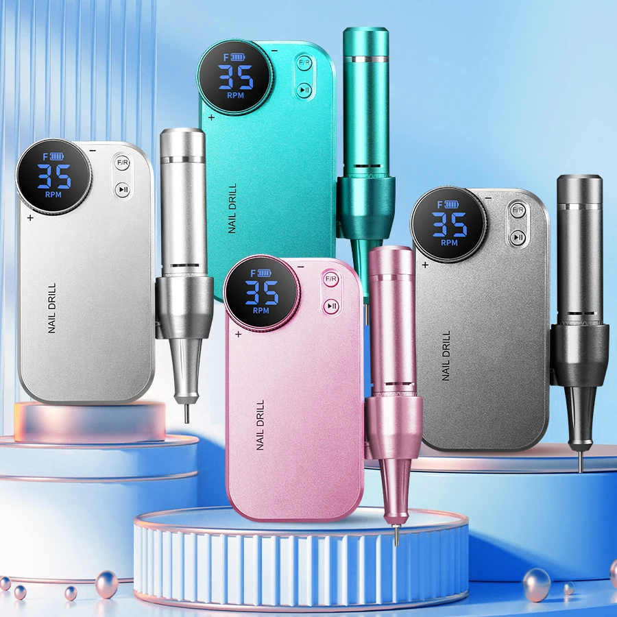 

Duofu Professional Nail Drill Portable Rechargeable Electric Nail File For Thick Acrylic Nails Salon Home Use