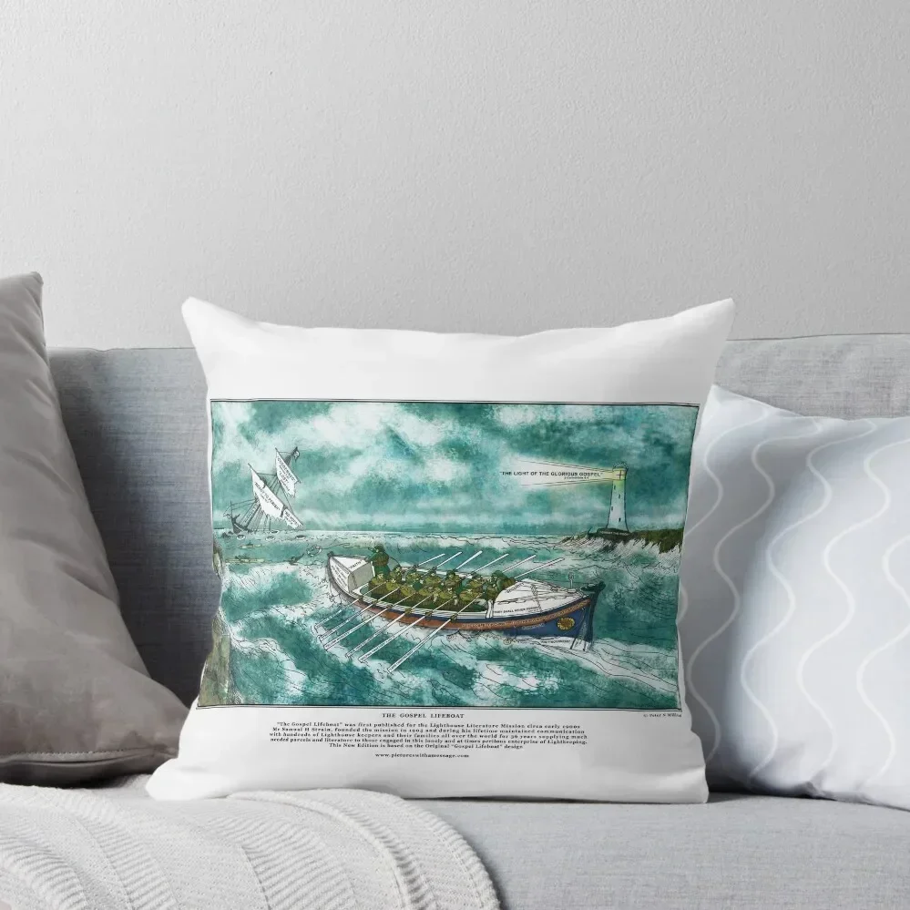 

The Gospel Lifeboat Throw Pillow autumn decoration luxury covers Decorative pillowcase christmas decorations 2025 pillow