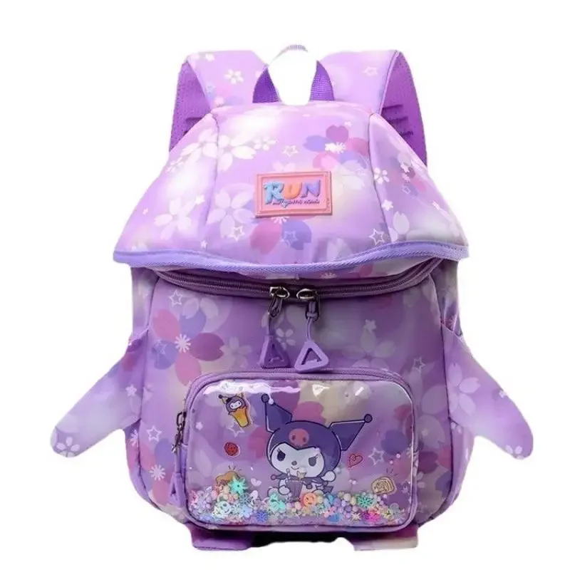 حقيبة ظهر هالو كيتي للأطفال حقيبة جديدة كارتونية مقاومة للماء سينامورول كاواي كارتون كورومي شخصية أنيمي ذات سعة كبيرة