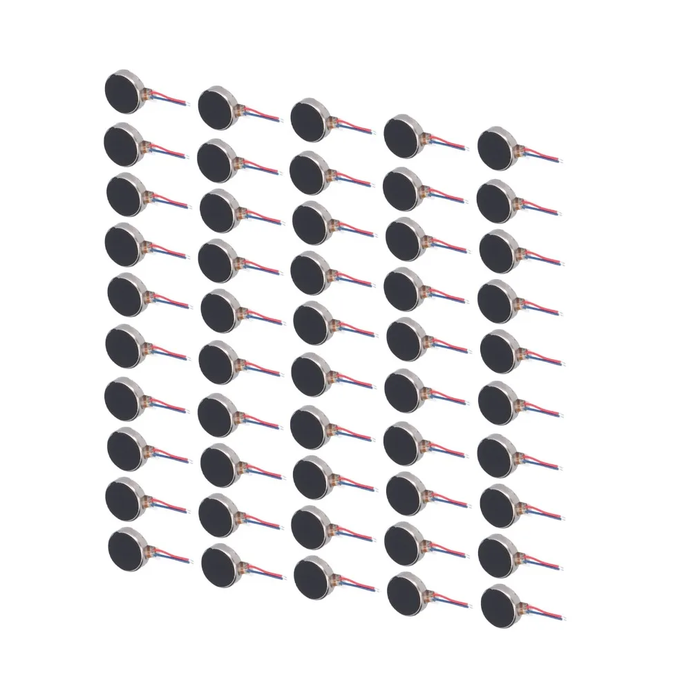 DC 3V Mini Vibration Motors 10x2.7mm Self Adhesive Vibrating Motor Anti Interference 12000rpm Coin Button Type Motor