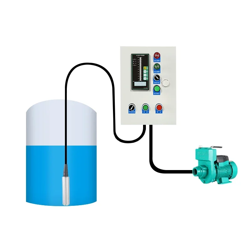 Tank Water Submersible Level Controller for level measurement with Alarm 4-20ma Output 0-5v Analog RS485 Liquid Level Sensors