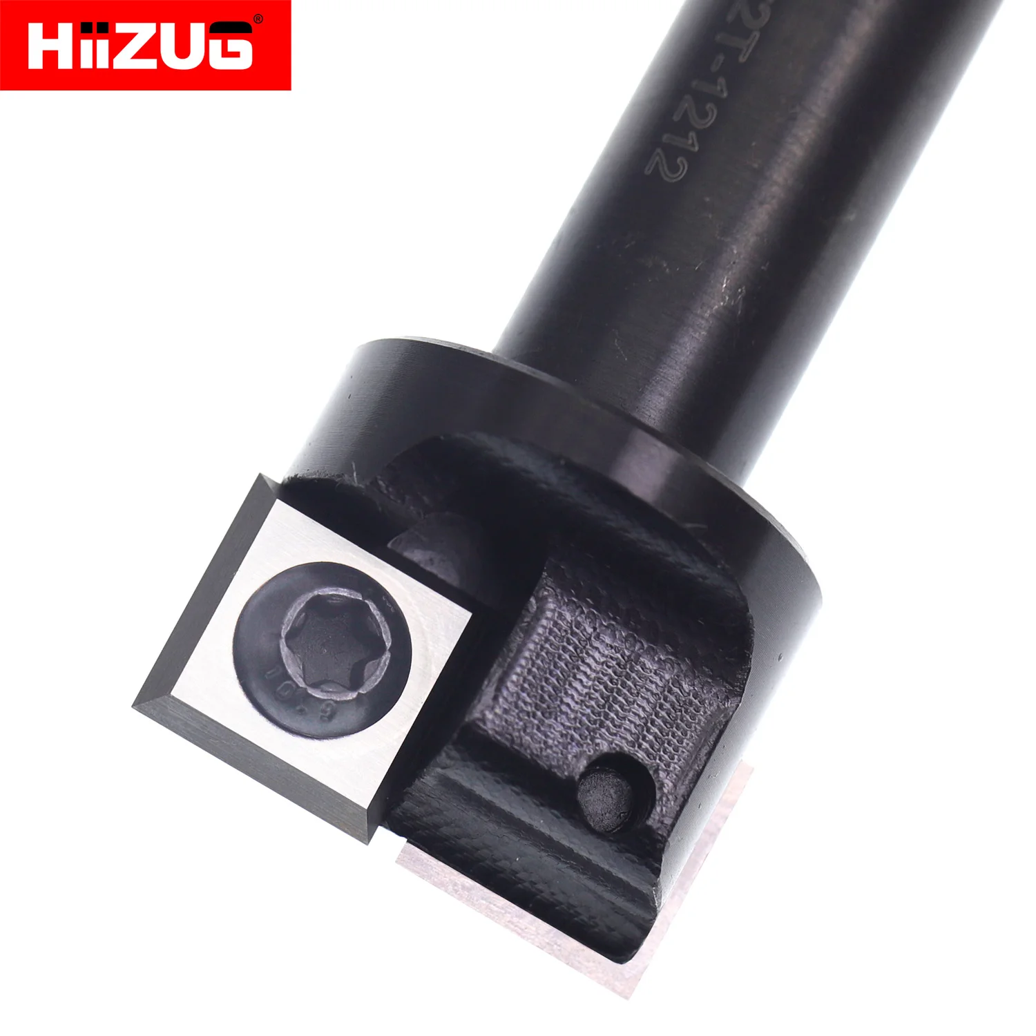 Imagem -02 - Shank Slab Flattening Router Bit Wood Planer Bit Cnc Surfacing Bit Diâmetro 25.4 mm Inserções de Carboneto Substituíveis Flautas 12.7 mm