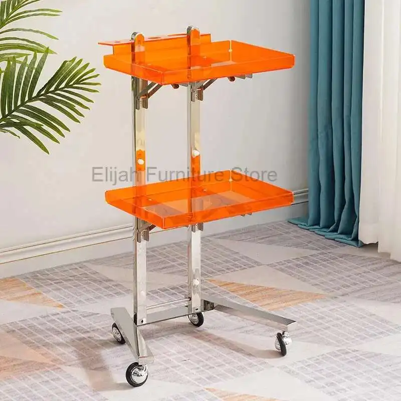 

Utility Cart Salon Trolley Manicure Wheels Cosmetic Tattoo Salon Trolley Designer Tool Werkzeugwagen Beauty Furniture YN50ST