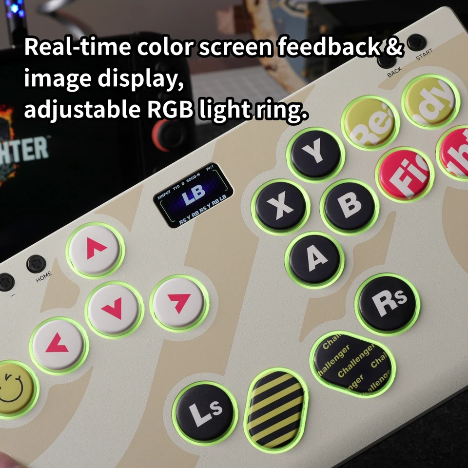Haute42 TBGamer Hitbox HautePad Emotion III-17 Fighting Game