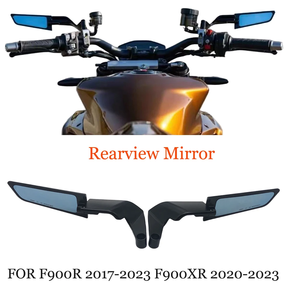 Motorbike side mirrors For BMW F900R 2017-2023 F900XR 2020-2023 Mirror Modified Wind Wing Adjustable Rotating Rearview Mirrors