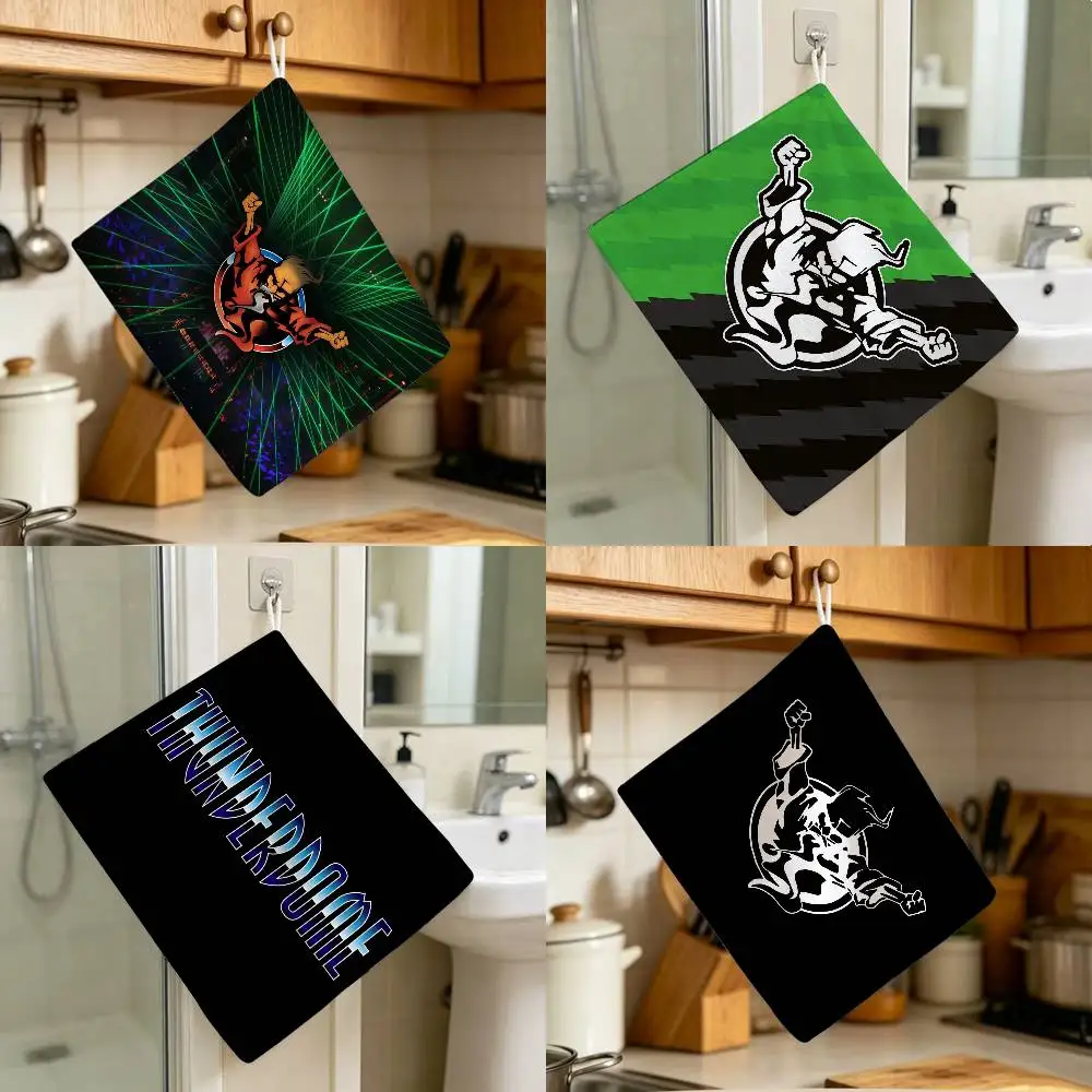 Green Laser Stage Wizard Thunder-domes Polyester Hanging Kitchen Hand Towel Durable Wear Resistant Versatile Use Throughout Home
