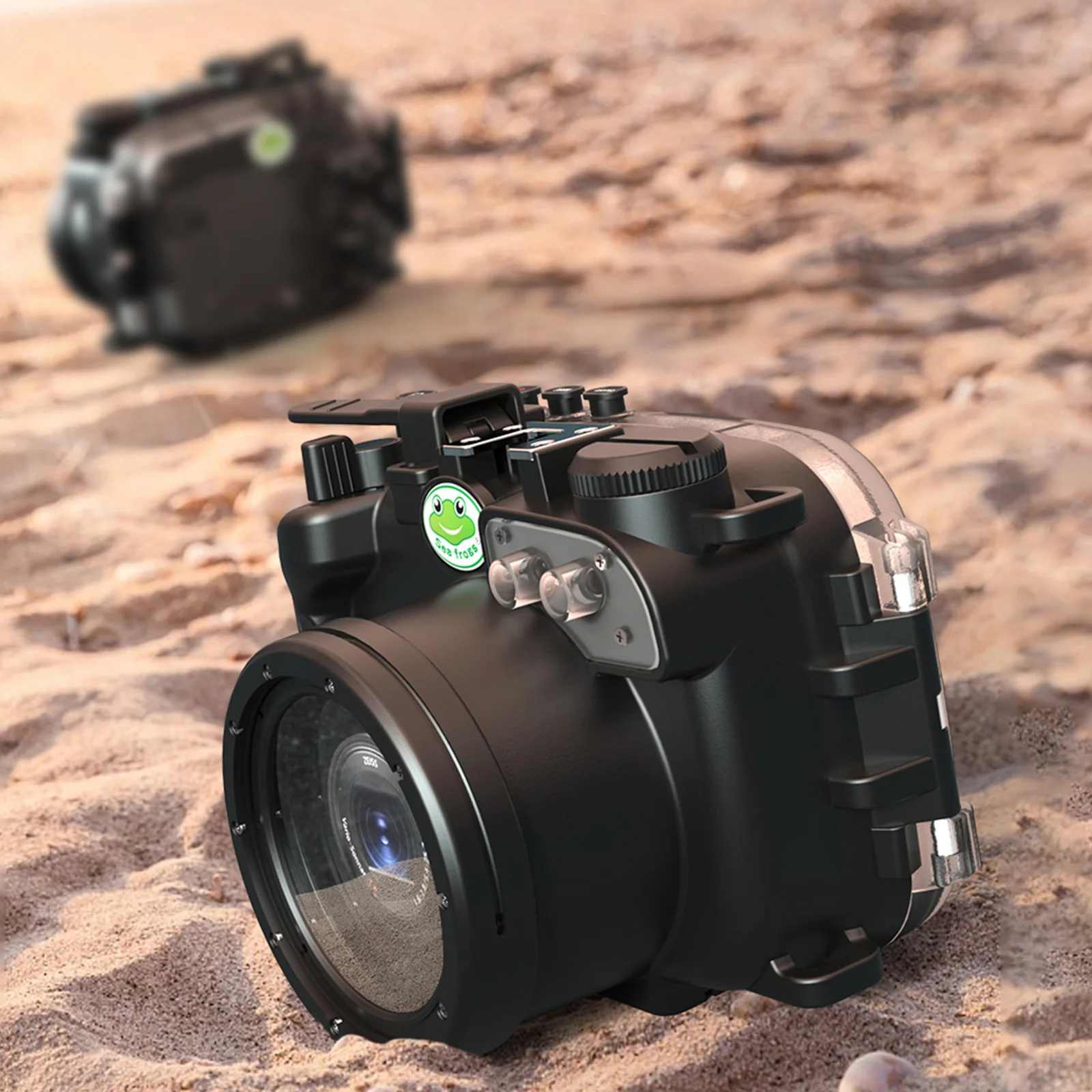 Seafrogs 40Meter Professional Diving Waterproof Camera Case With Vacuum Pump System For Sony ZV-1