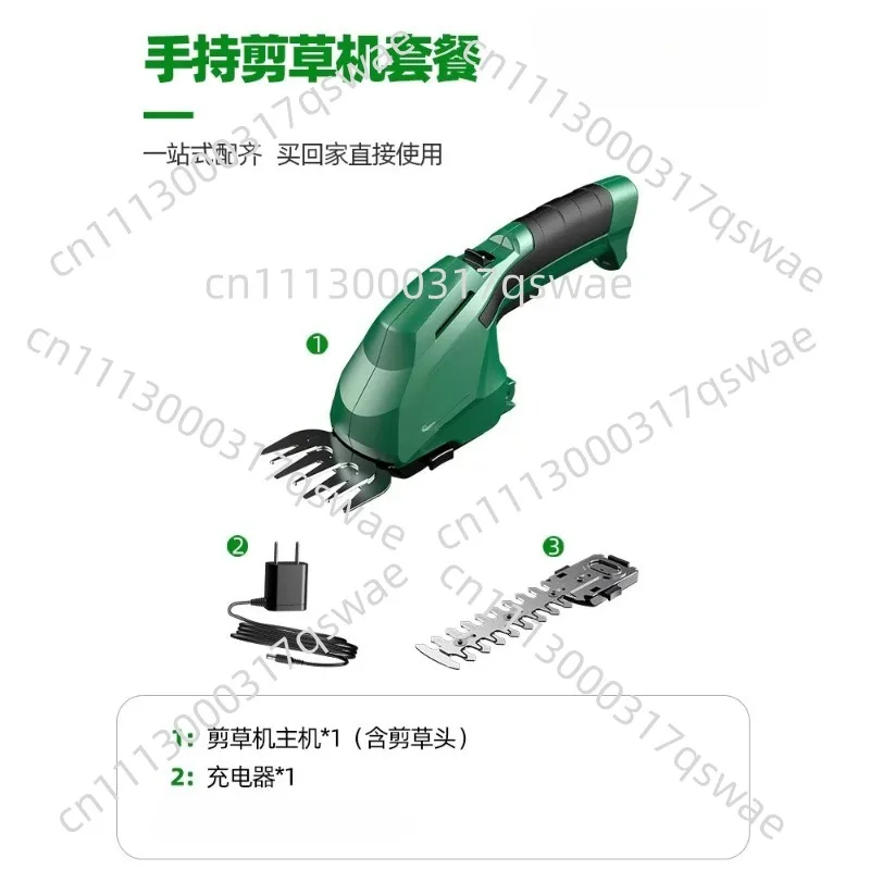 Rechargeable Electric Hedge Trimmer, Lawn Mower Garden Tool, Household Grass Cutter For Plant And Hedge Maintenance