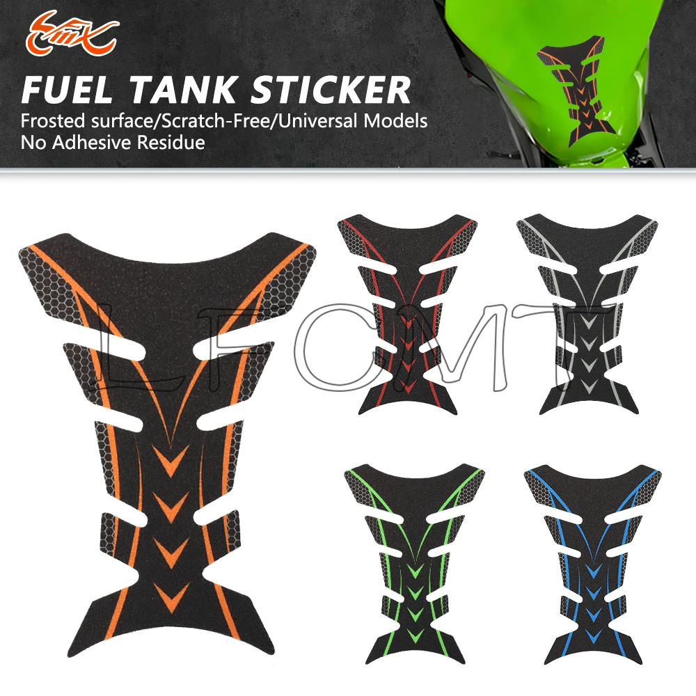 Motorcycle Tank Pad Protector Decals Gas Fuel Tankpad Sticker Fit for Kawasaki Yamaha FZ-1 FZ6 YZF R1 R6 Suzuki GSXR Honda CBR