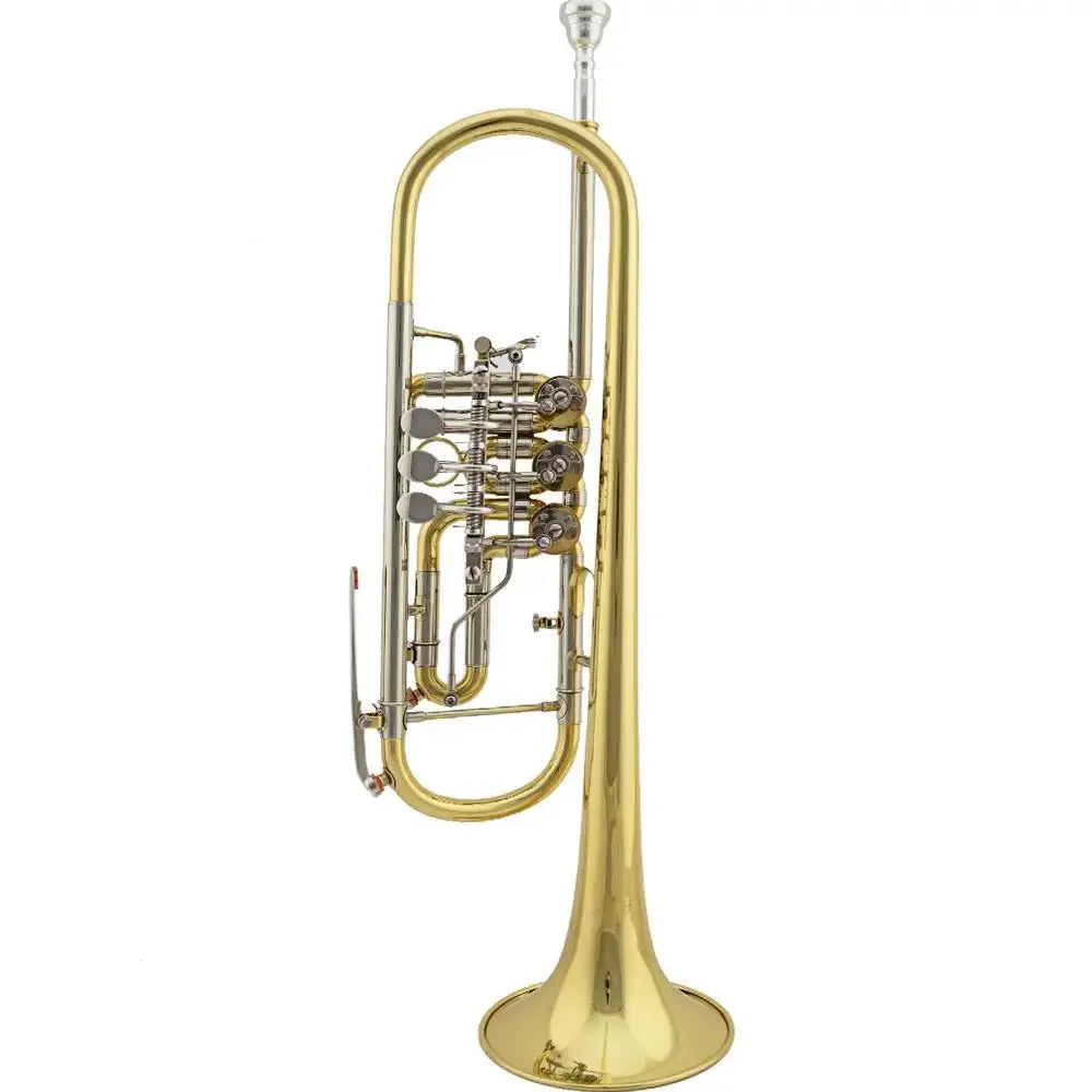 BB Trumpet Yellow Brass Professional Instrument