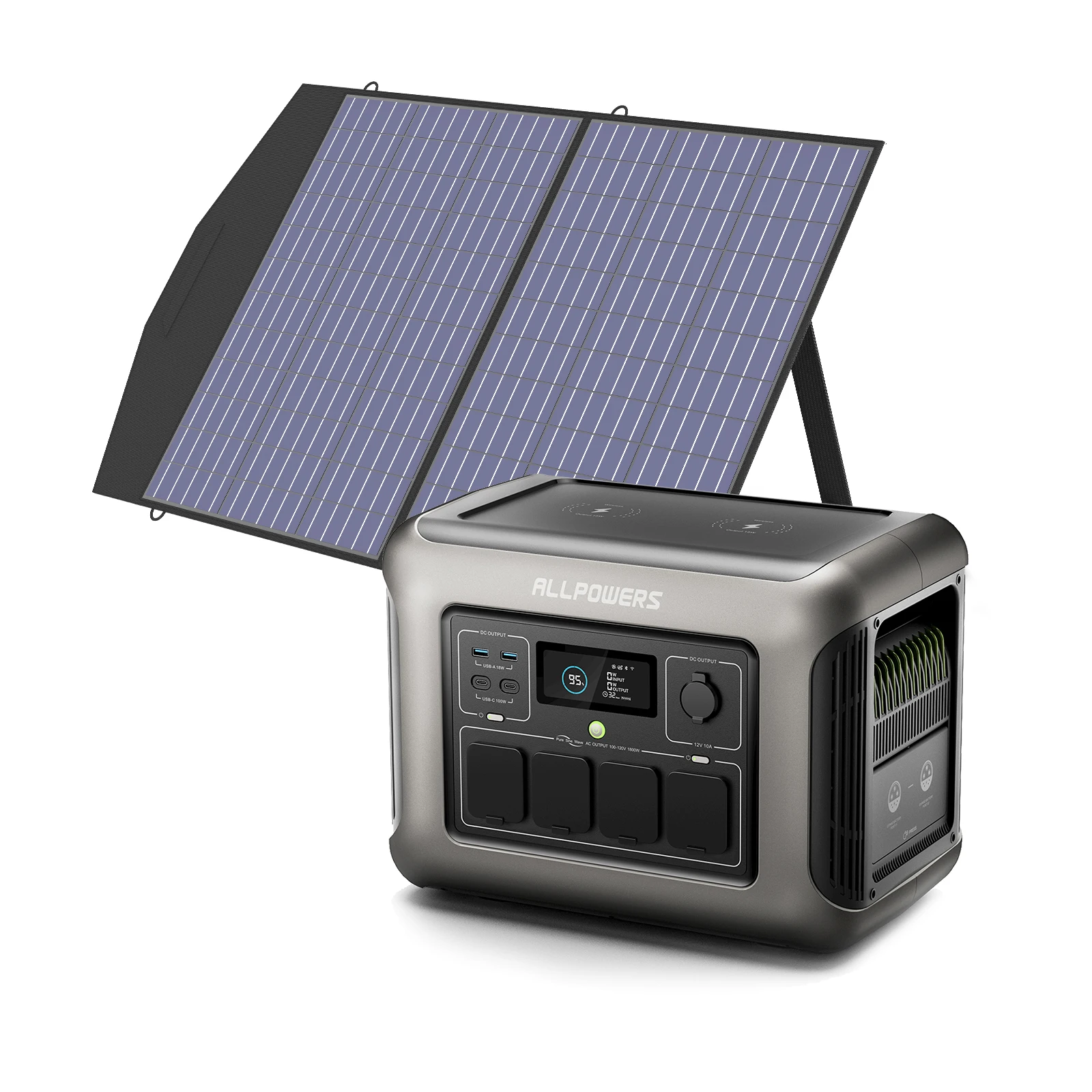 ALLPOWERS R1500 LITE1600W 110V 230V Power Station Outdoor Camping Solar Generator Battery Portable Solar Power Station