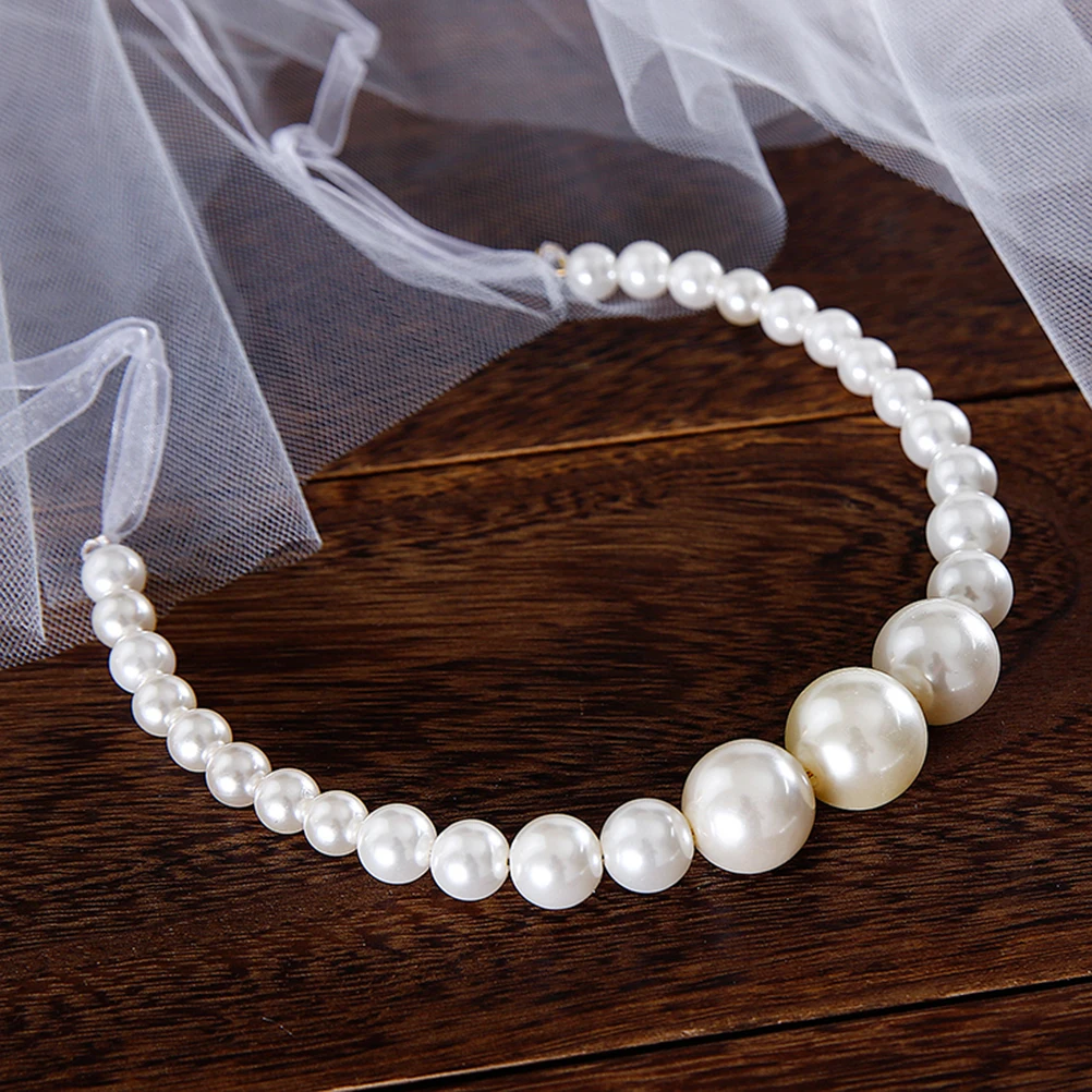 

Pearl Headband Hair Accessory for Women Bridal Vine Accessories Wedding Headwear Decorations Jewelry
