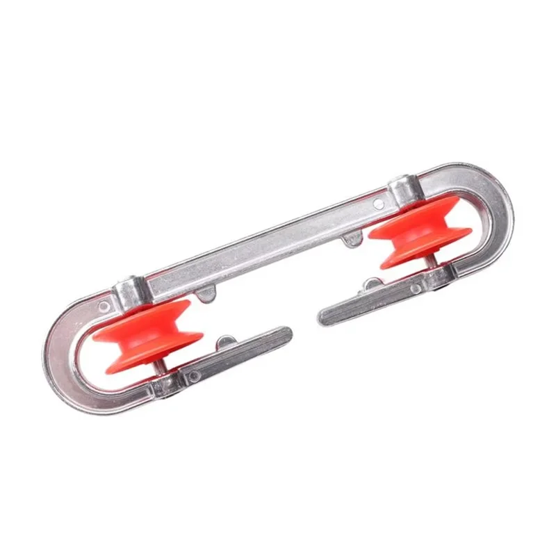 Hot Selling-Weatherproof Aluminum Clothes Line Tensioner Separator Outdoor Small Clothesline Tool Laundryline Pulley,Weatherproo