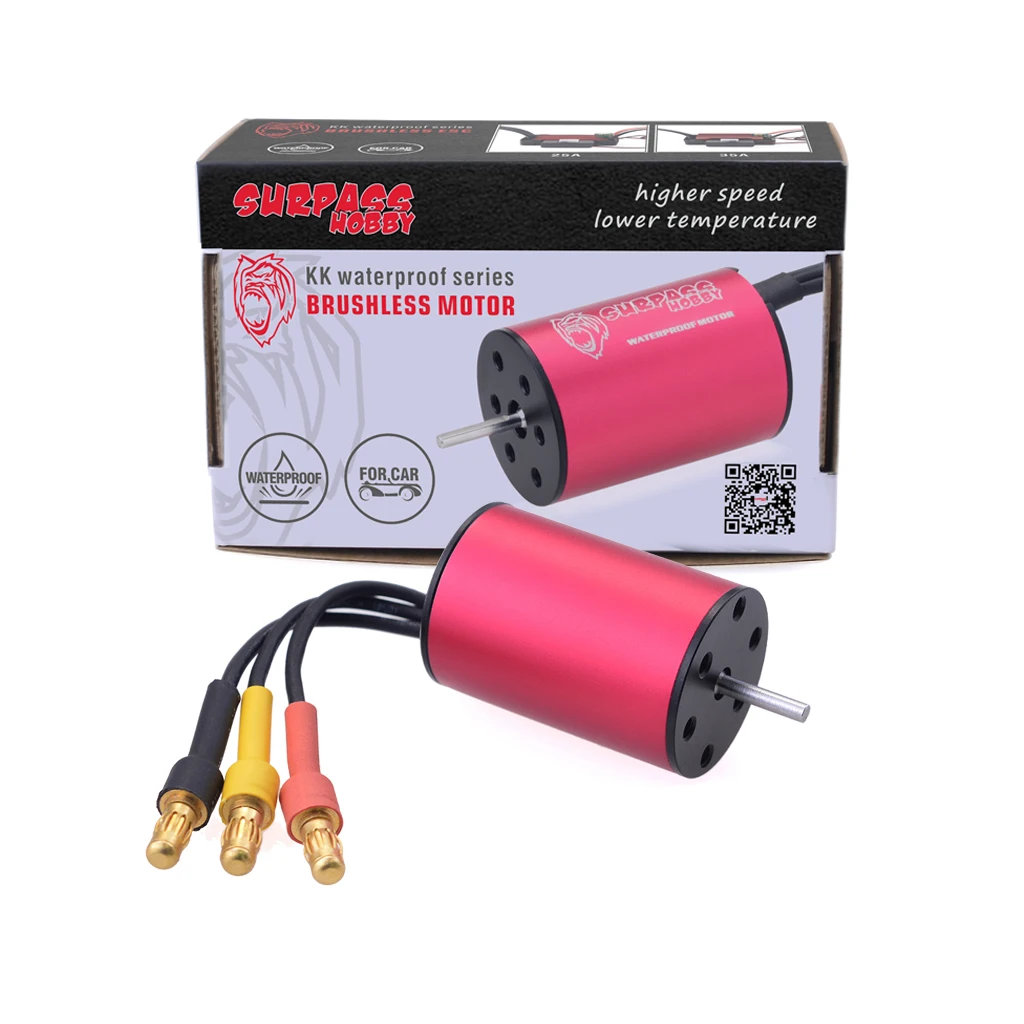Übertreffen Hobby 2030 2040 2430 2435 2440 2445 wasserdichter bürstenloser Motor für wtloys 1/12 1/14 1/16 1/18 1/20 1/24 rc PKW – Detail 9