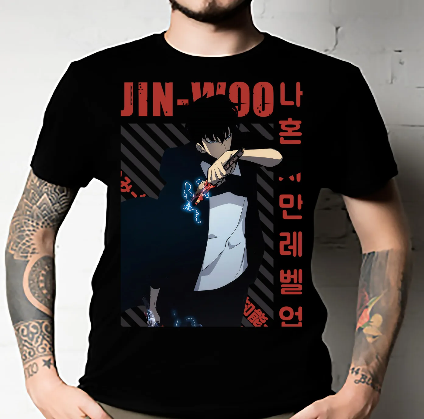 Solo Leveling - Jin-Woo Sung Essential T-Shirt UNISEX All Size