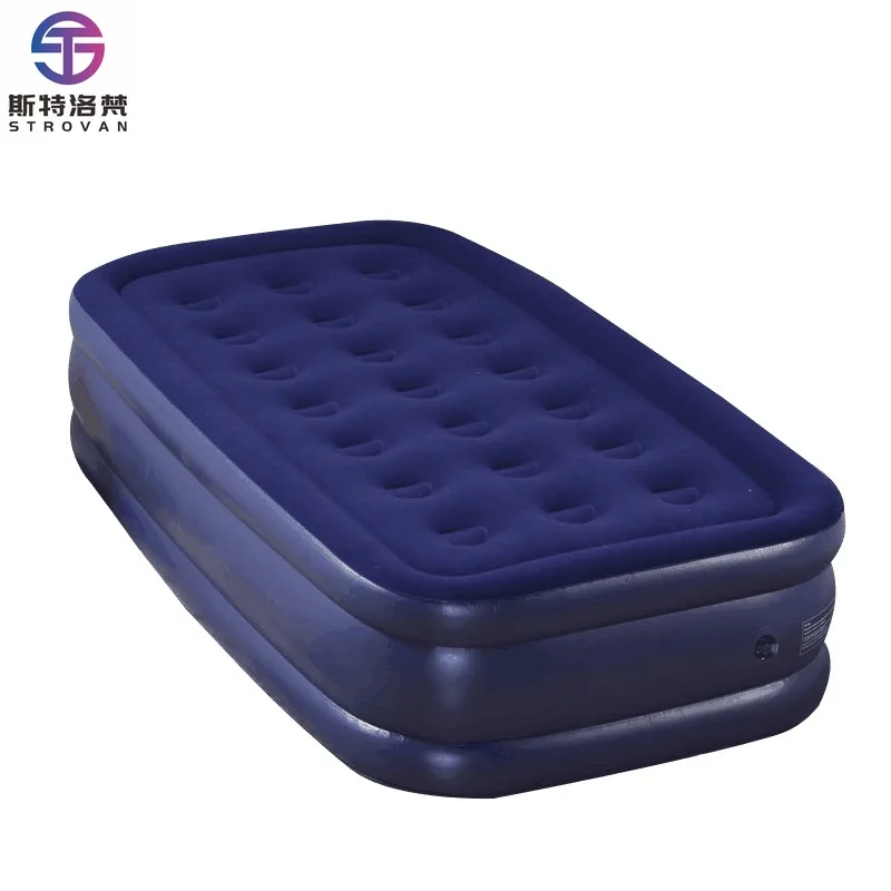 

STLF WJW Modern Reinforced Super Thick Inflatable Air Mattress Home Furniture for Bedroom/Outdoor Camping with Hand Pump