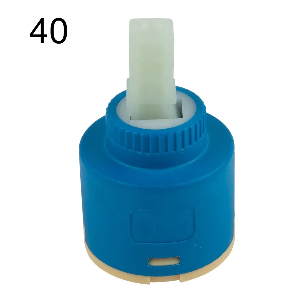 Carrete mezclador de grifo de palanca, reparación de lavabo, Cartucho de disco de cerámica, cocina, ducha, baño, 40mm, diámetro de 3,9 cm x 6,9 cm