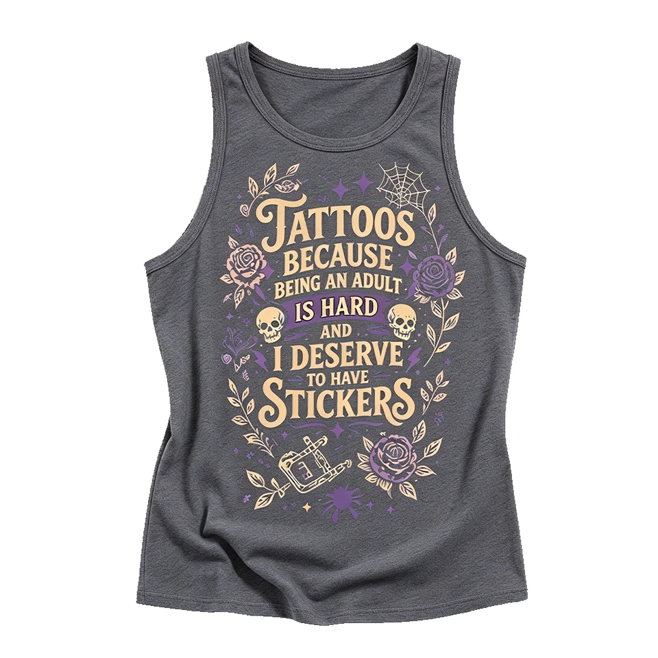Plus Size Skull Rose Graphic Tank Top for Women